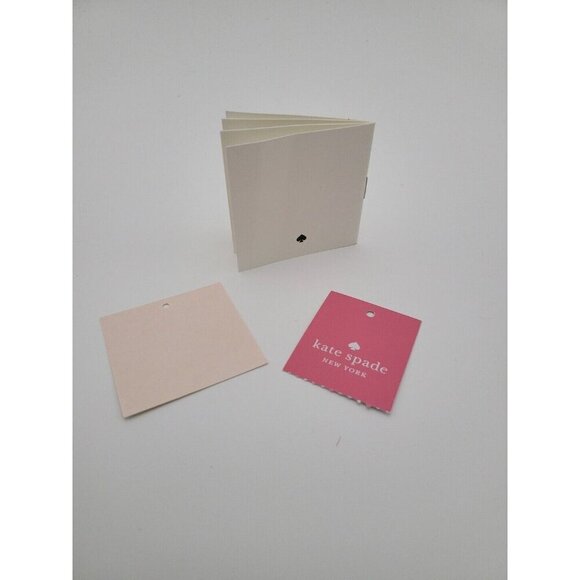 Kate Spade Jackson Tye-Dye Blue Multi Denim Large Zip Pouch Contrast Trim NWOT - Picture 13 of 14